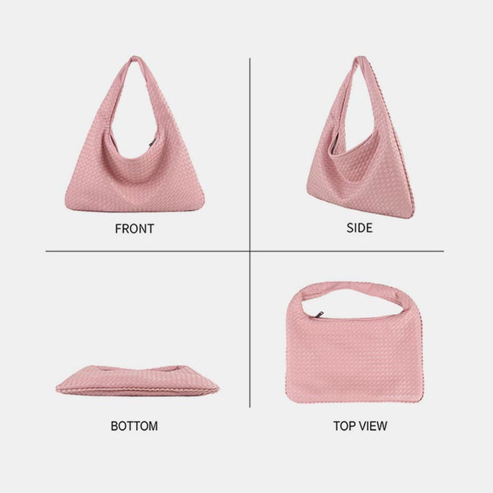 Umhängetasche für Damen, einfarbig, große Kapazität, minimalistische, lässige Handtasche