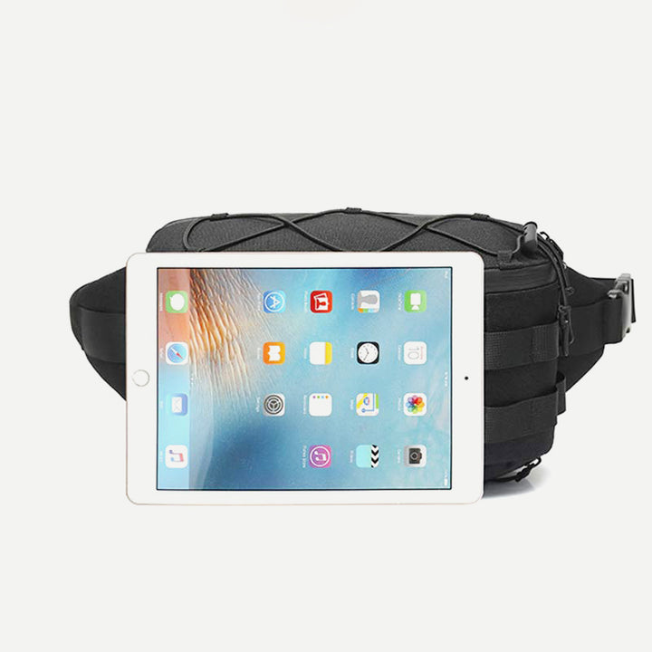 Taktische Hüfttasche, große Kapazität, funktionale Schultertasche