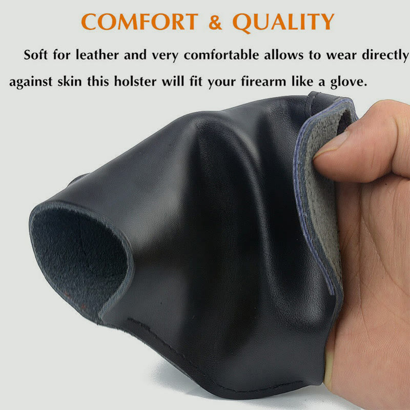 Holster für Outdoor-Taktiken Rindsleder Leder Unsichtbare Quick Draw Holster