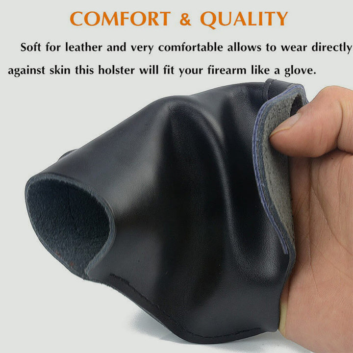 Holster für Outdoor-Taktiken Rindsleder Leder Unsichtbare Quick Draw Holster