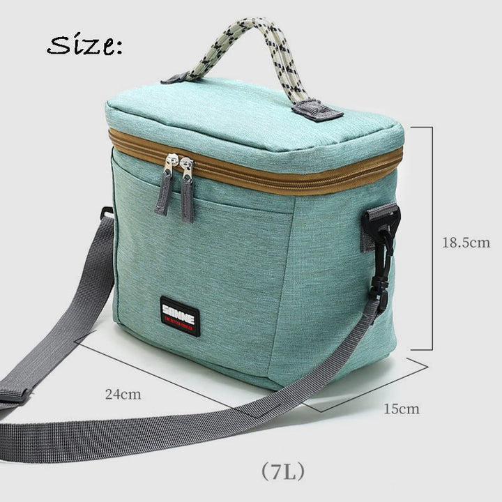 Kleine Kühltasche für Picknickarbeit, Oxford Crossbody Lunch Bag