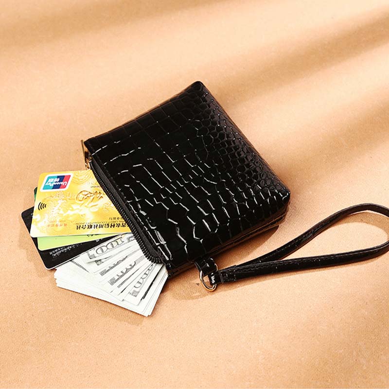 Leichtes, elegantes Mini-Portemonnaie mit großem Fassungsvermögen