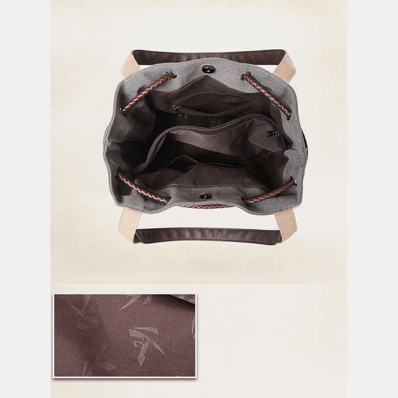 Umhängetasche für Damen, lässig, große Kapazität, bedruckt, Einkaufshandtasche
