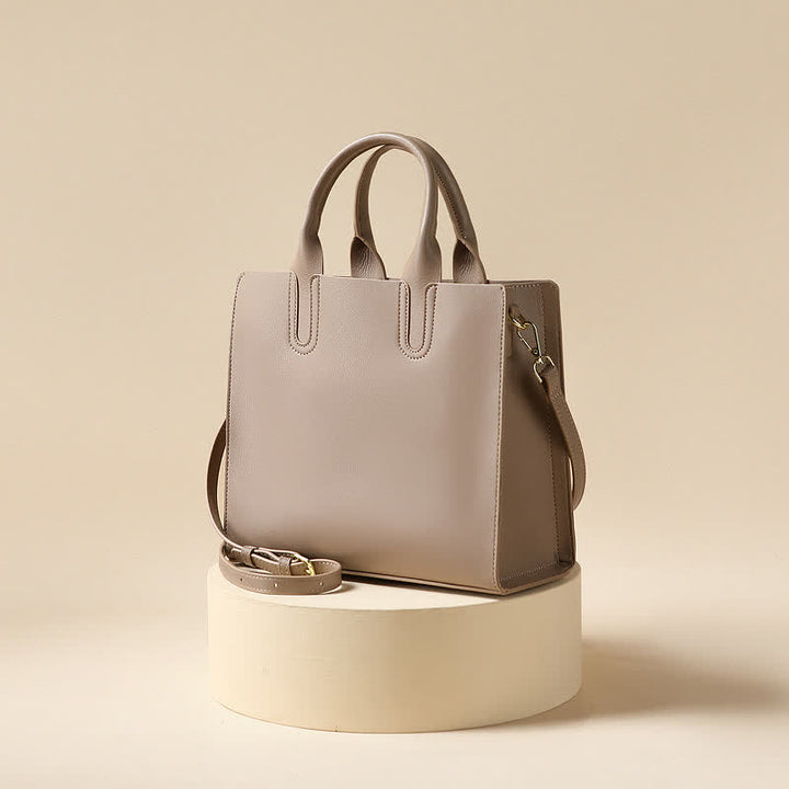 Vegane Leder-Tragetasche für Damen, für Reisen und Arbeit, Umhängetasche, Schultertasche