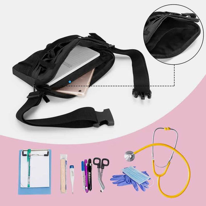 Gürteltasche mit mehreren Steckplätzen für medizinische Ausrüstung, verstellbare Hüfttasche für Krankenschwestern
