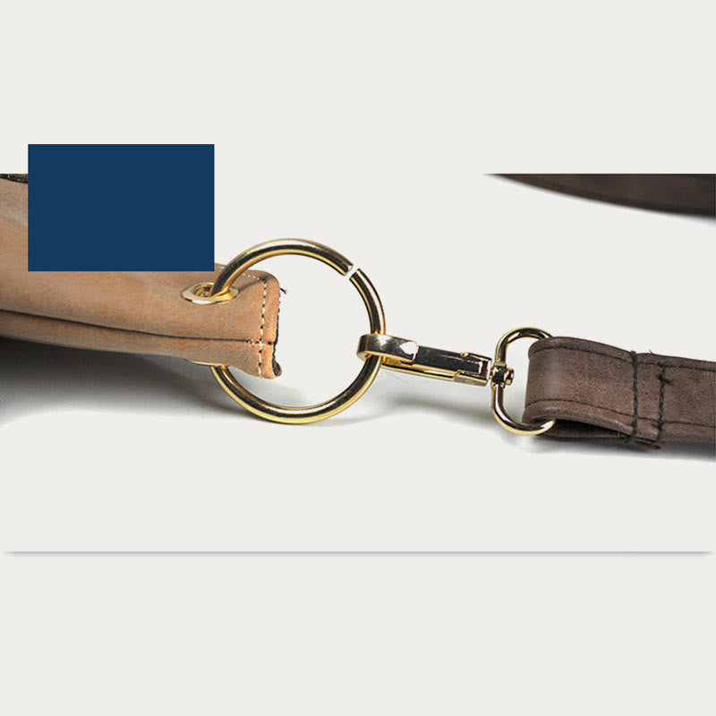 Umhängetasche für Damen, Reisetasche aus Leder im ethnischen Stil mit Quaste
