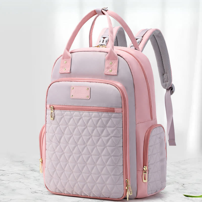 Tragbare Mama-Tasche für Frauen im Freien, wasserdichter, multifunktionaler Oxford-Rucksack