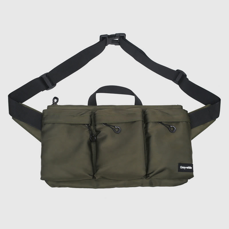 Gürteltasche für Herren, Sport, große Kapazität, Freizeit-Umhängetasche