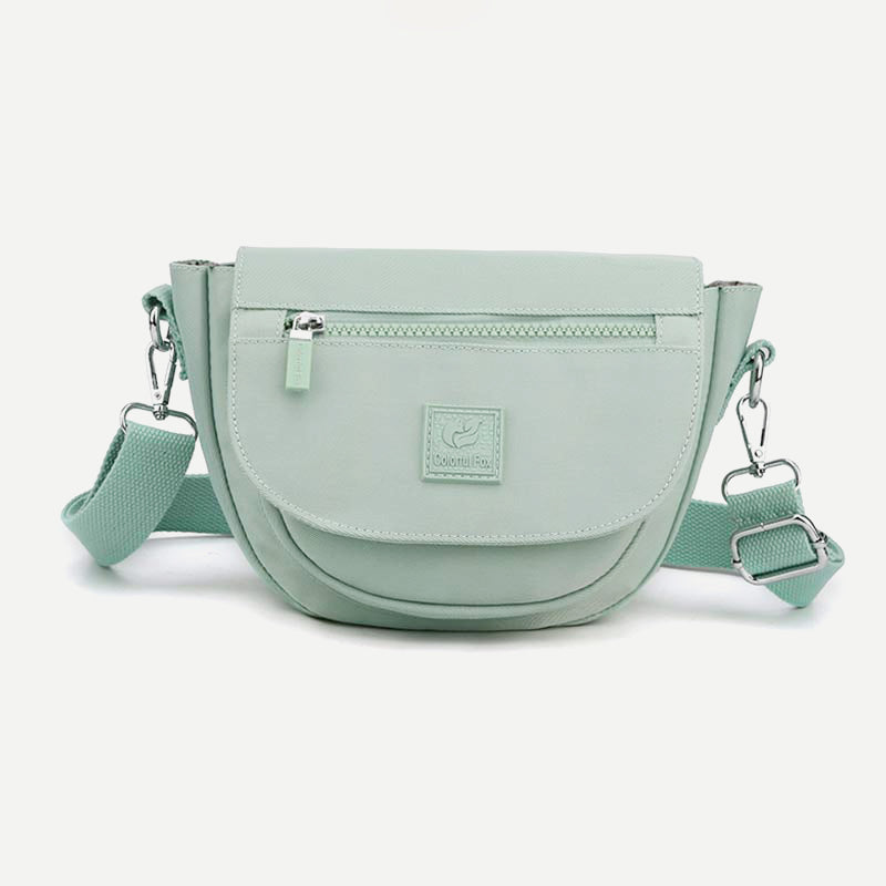 Wasserdichte Nylon Sattel Tasche Kleine Crossbody Schulter Sling Geldbörse
