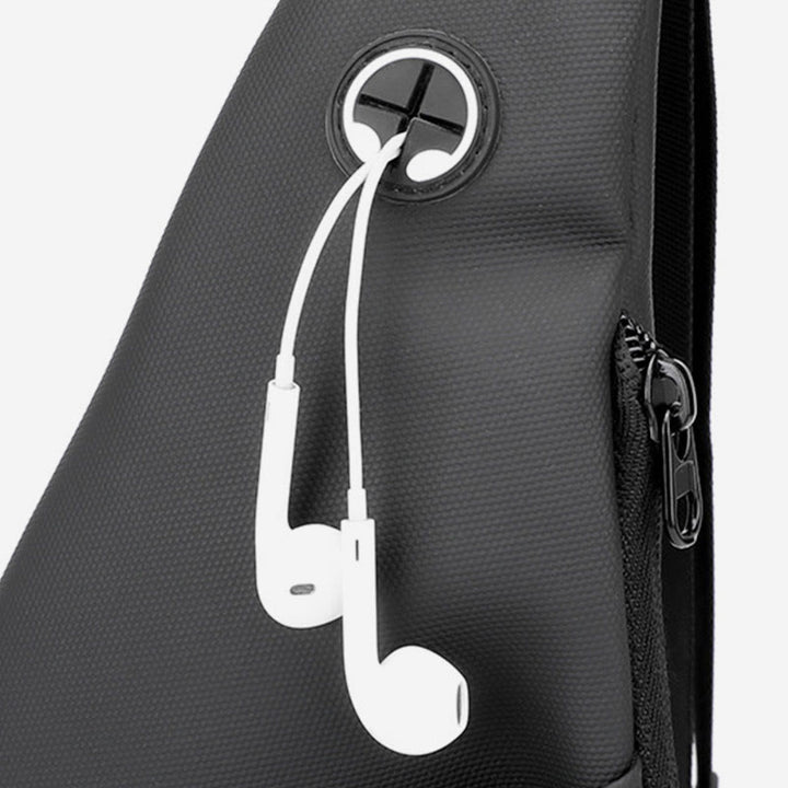 Schultertasche für Herren, wasserdicht, lässig, für den Außenbereich, Umhängetasche