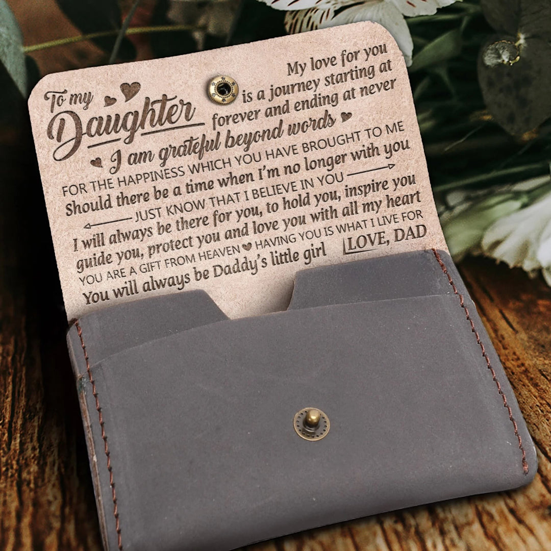 Clamshell-Geldbörse mit Gravur, Geldbörse für die Familie, warmes Geschenk