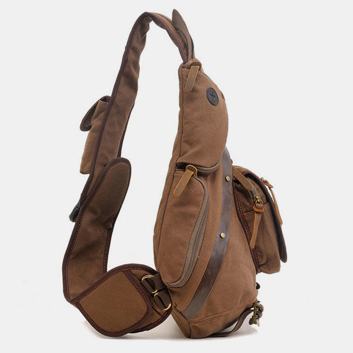 Große Kapazität Retro Sling Bag Messenger Bag