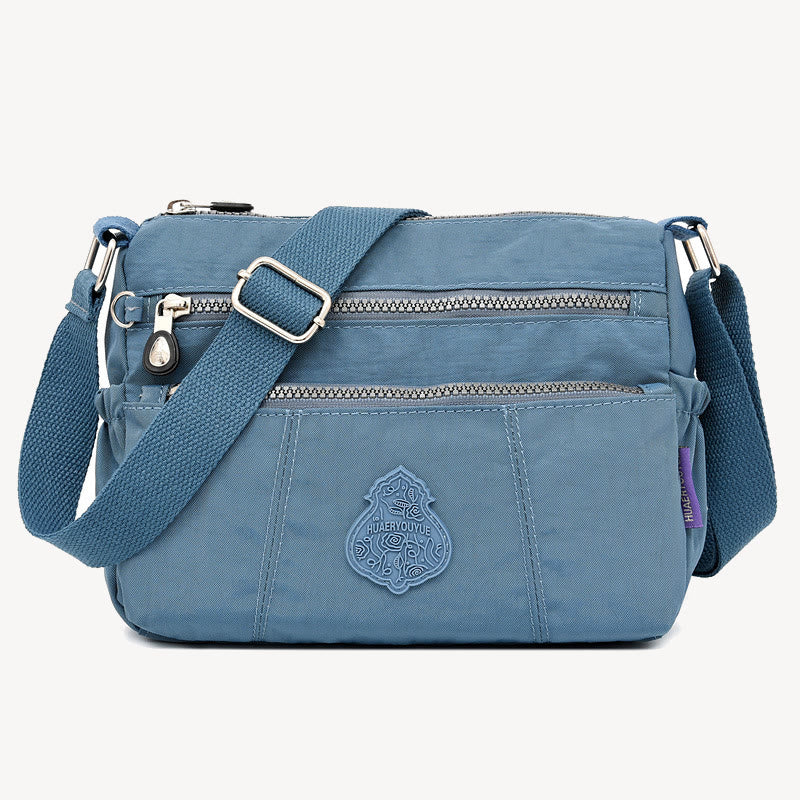 Umhängetasche für Damen, urban, lässig, zum Einkaufen, Nylontuch, Muttertasche