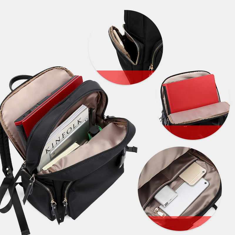 Multifunktionaler Laptop-Rucksack mit mehreren Taschen, leicht, lässig, Tagesrucksack, College-Reiserucksack