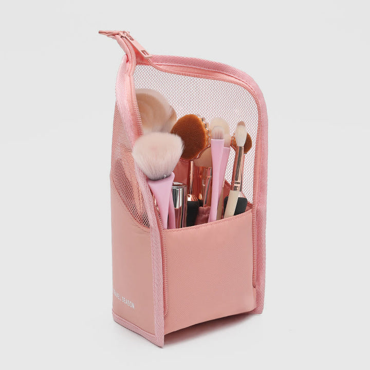 Aufbewahrungstasche für Damen, einfache vertikale Reise-Make-up-Tasche