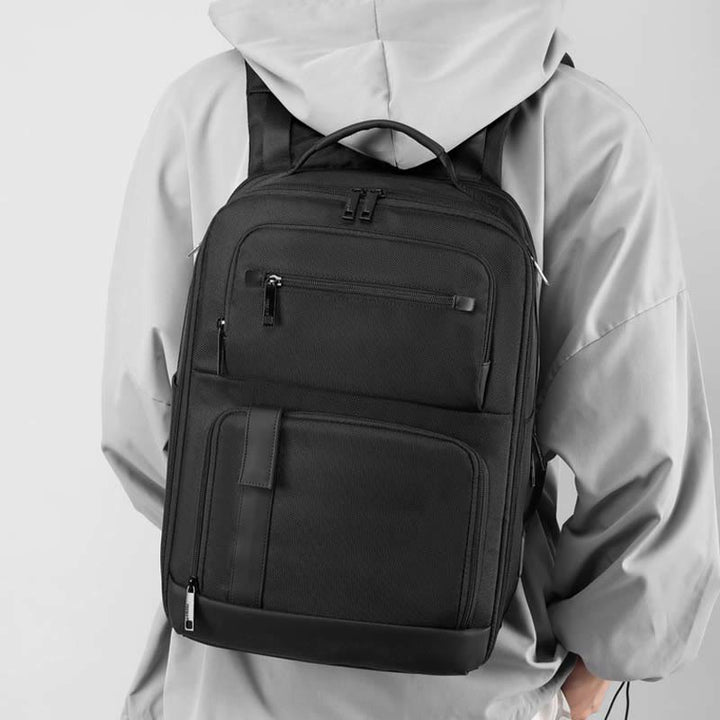 Rucksack für Herren, für Geschäftsreisen, Laptop, Schultasche mit großem Fassungsvermögen