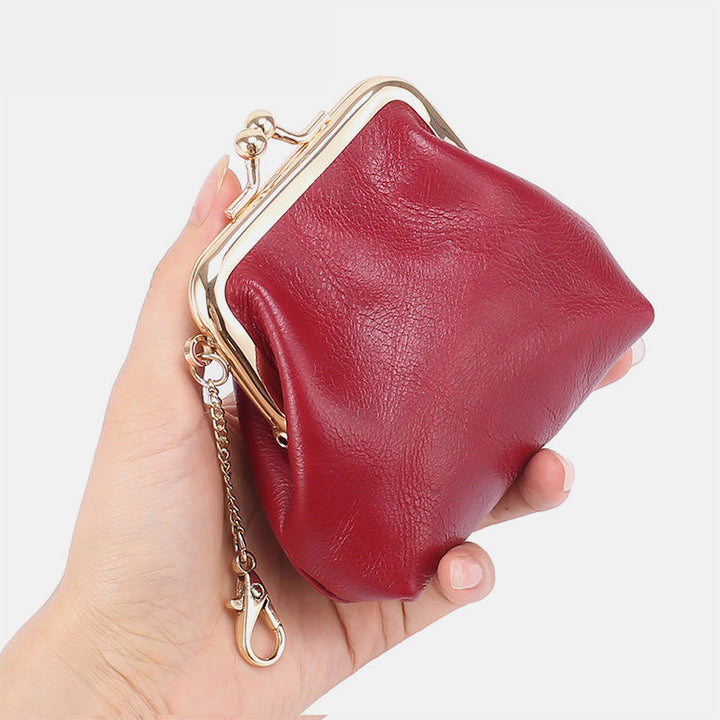 Geldbörse aus echtem Leder im Vintage-Stil 