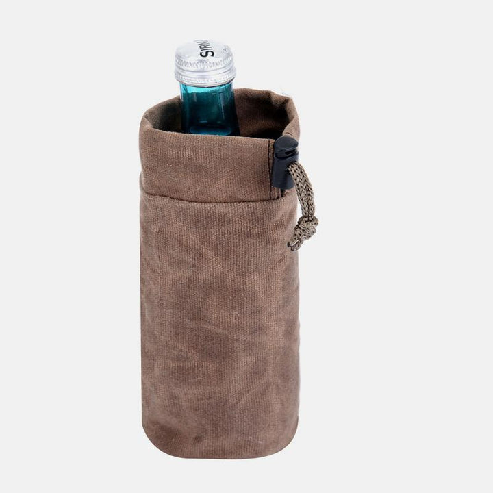 Canvas-Gürteltasche für Damen und Herren, Hüfttasche, Brusttasche mit Flaschenfach