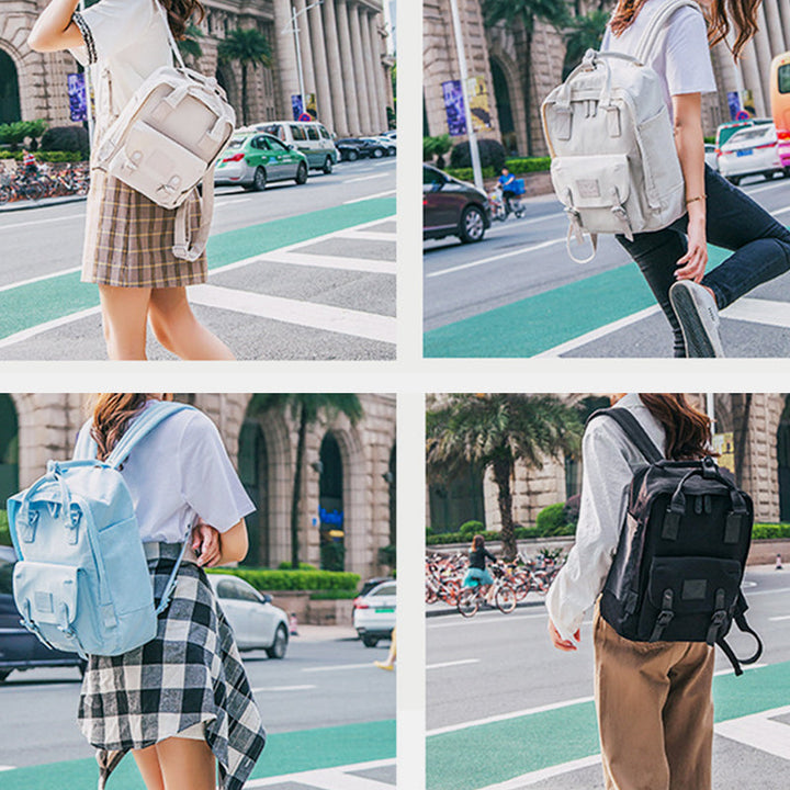 Wasserdichter Reiserucksack im Vintage-Stil im College-Stil