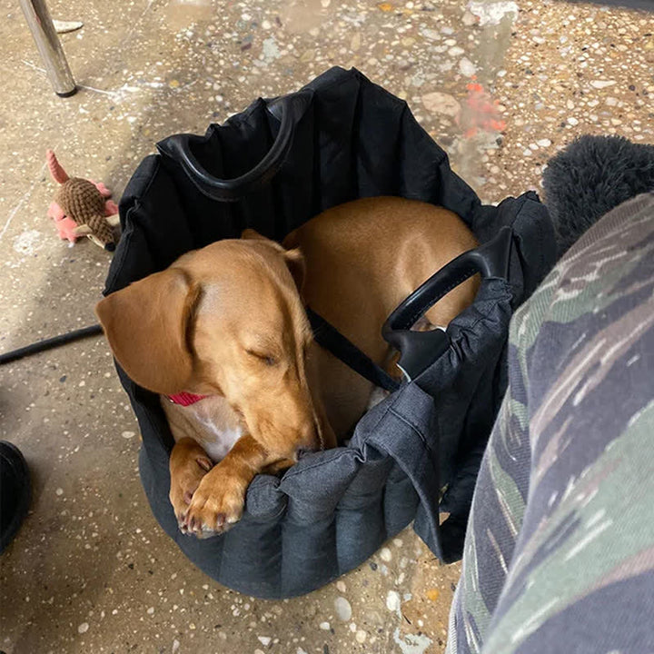 Haustier Hund Träger Geldbörse Weiche Seitige Stepp Welpen Hund Träger Handtasche