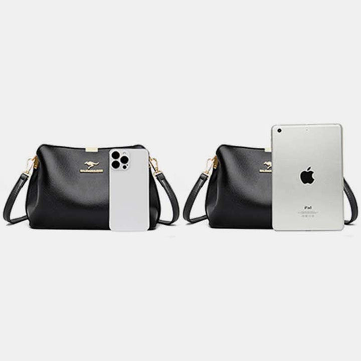 Kleine Umhängetasche aus Leder, Handtaschen, Geldbörsen, dreifache Crossover-Schultertasche