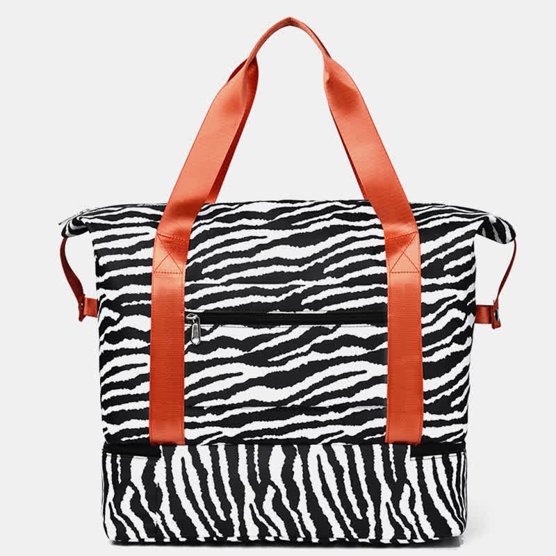 Reisetasche für Damen, Sport-Handtasche mit Nassfach, Schuhfach