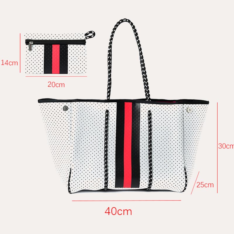 Funktionelle Neopren-Strandtasche, Pooltasche, große Mehrzweck-Einkaufstasche