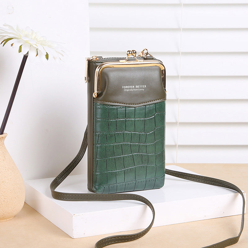 Kleine Crossbody-Handy-Geldbörse für Damen, Mini-Schultertasche, Geldbörse