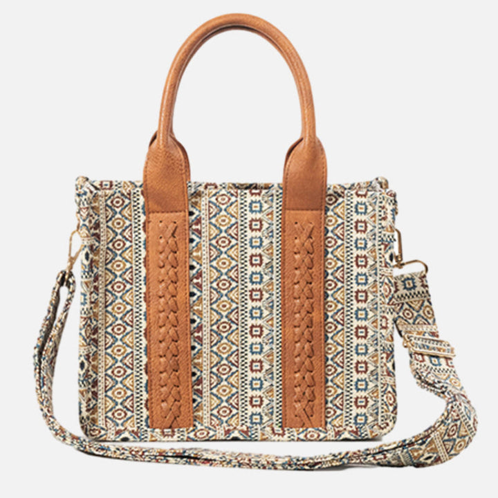 Böhmische Handtasche für Damen, breiter Riemen, vielseitig verwendbar, Umhängetasche