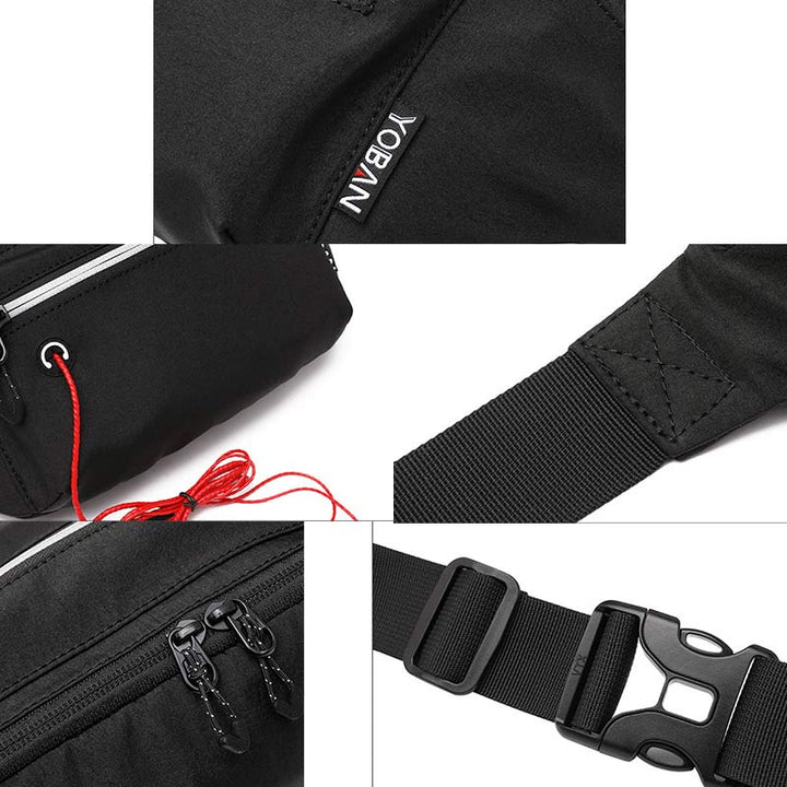 Reflektierende Hüfttaschen für Männer und Frauen, leichte Brusttasche
