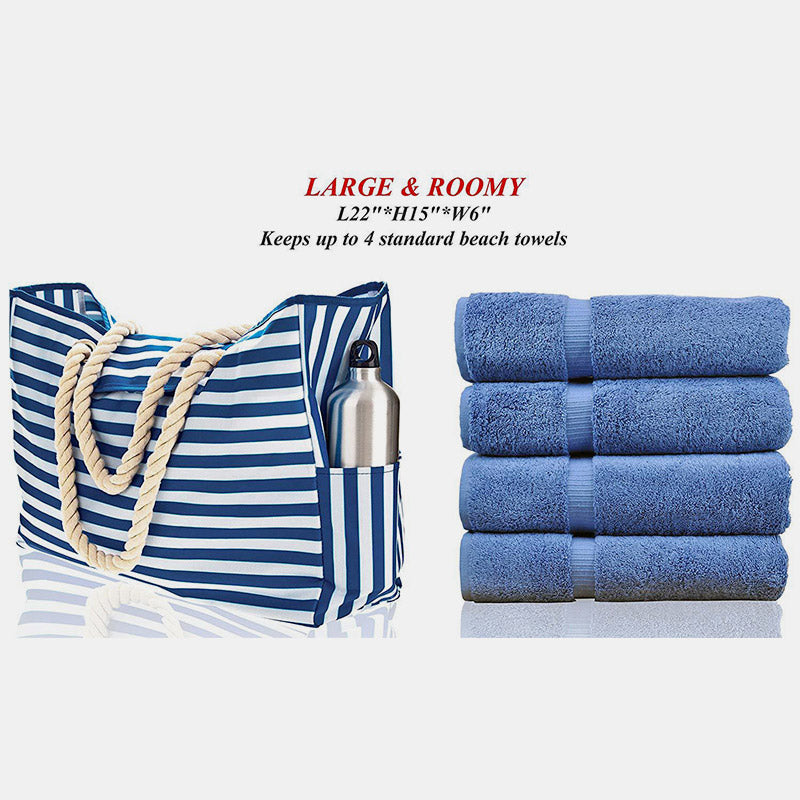 Extra große Strandtasche, wasserdicht, sanddicht, für Schwimmbecken, Handtasche
