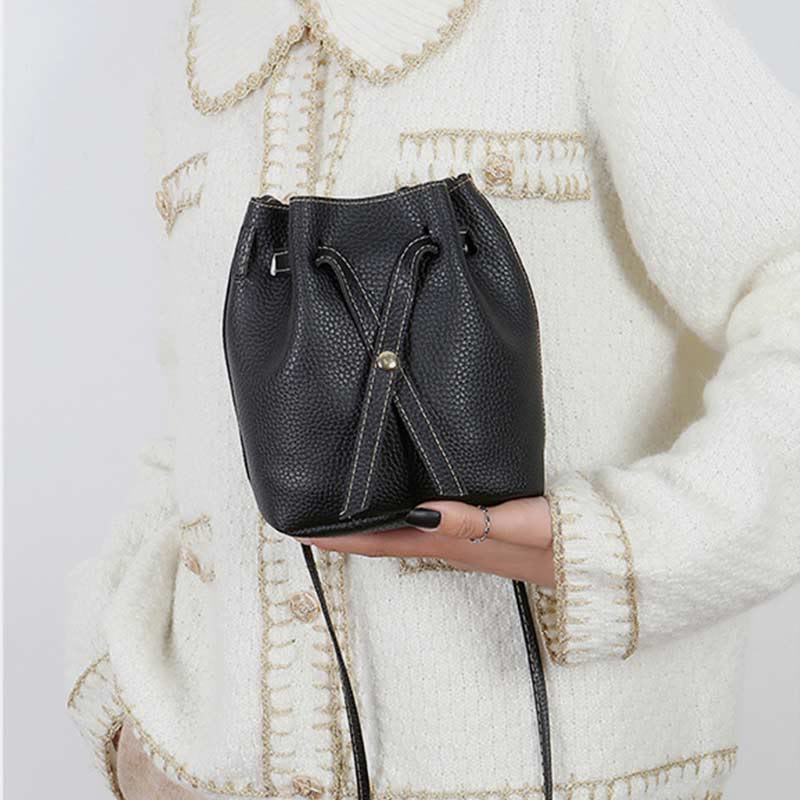 Umhängetasche für Damen aus PU-Leder, minimalistische Schultertasche für den täglichen Gebrauch