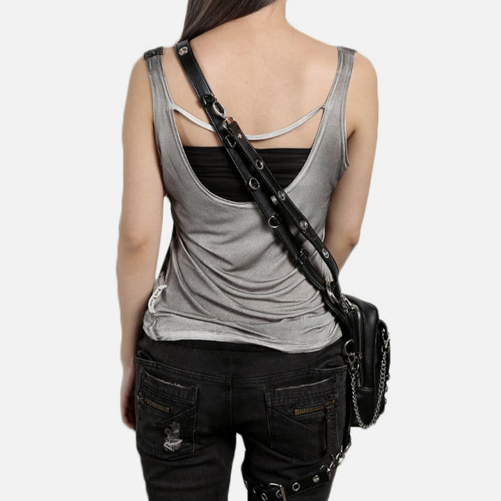 Multifunktionale Hüfttasche für Partys, Steampunk, Gothic, Hüftgürteltasche