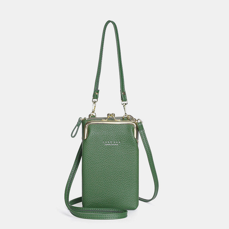 Multifunktionale Kiss-Lock Crossbody-Telefontasche