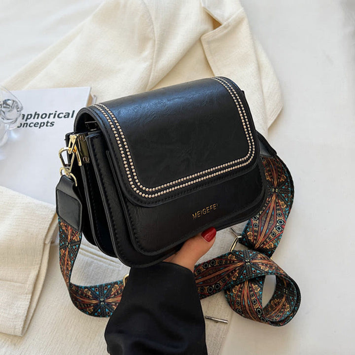Handytasche für Damen mit breiten Trägern, Umhängetasche für den täglichen Bedarf