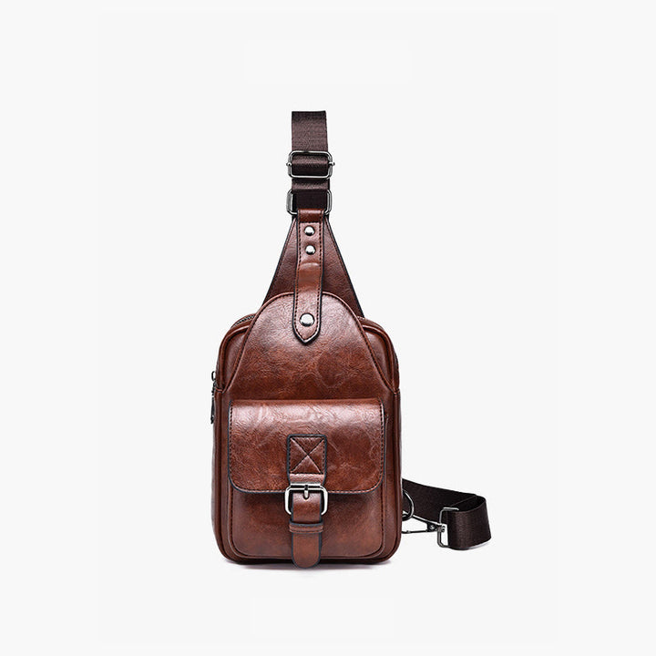Schultertasche für Herren, für den täglichen Gebrauch, lässige, wasserdichte Retro-Umhängetasche
