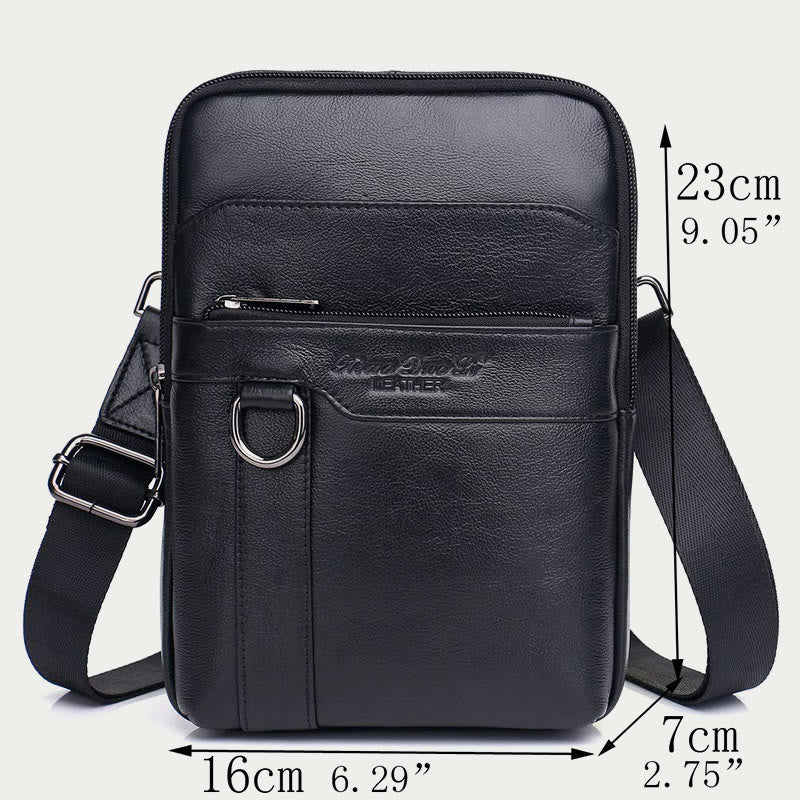 Umhängetasche für Männer Drei Stile Taschen Leder Umhängetasche