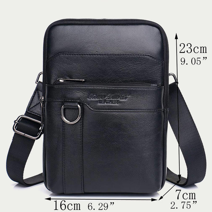 Umhängetasche für Männer Drei Stile Taschen Leder Umhängetasche