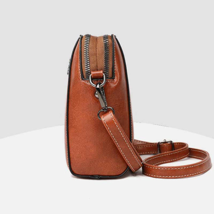 Weiche Leder-Telefontasche für Damen Crossbody Mini Bag