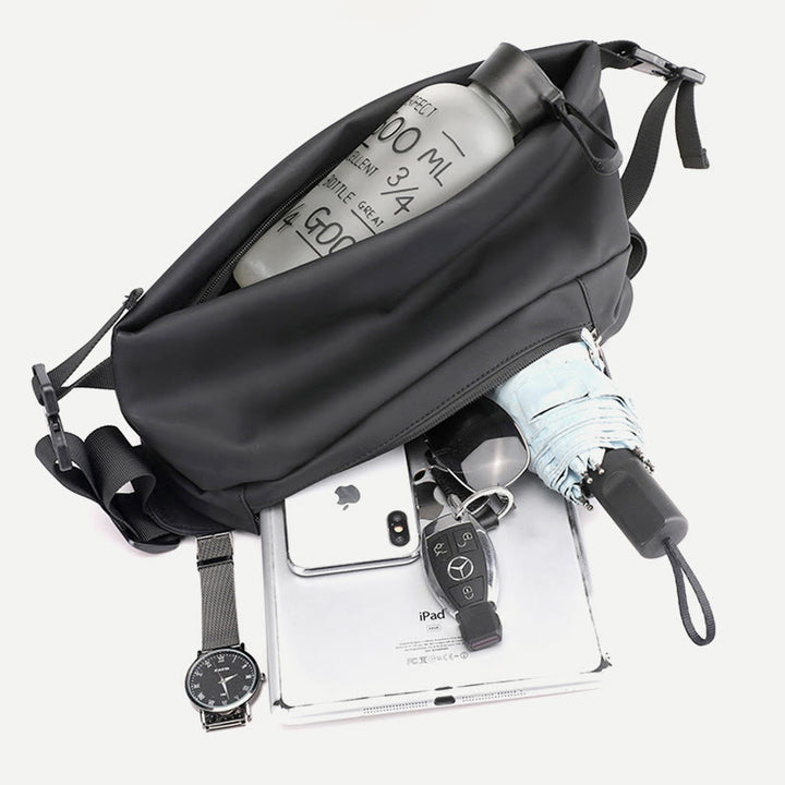 Schultertasche für Herren, multifunktional, wasserdicht, lässig, Umhängetasche