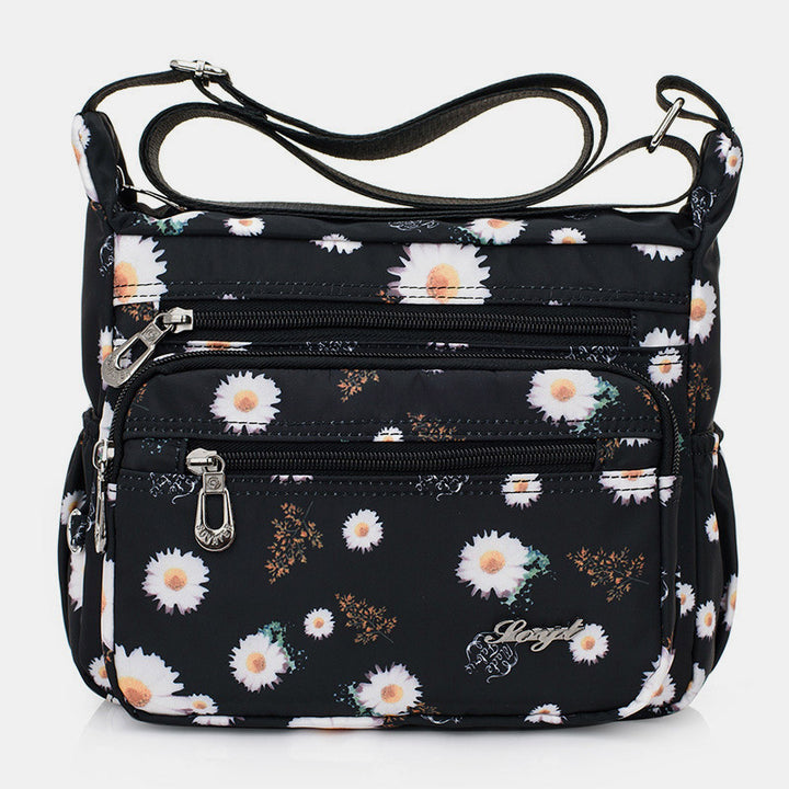 Damen Umhängetasche Multi-Pocket Nylon Schulter Handtasche Geldbörsen Reisetaschen