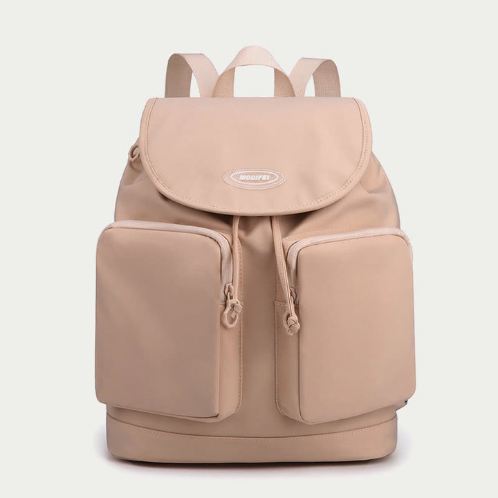 Rucksack für Frauen Einfacher Kordelzugverschluss Wasserdichte Reisetasche aus Nylon
