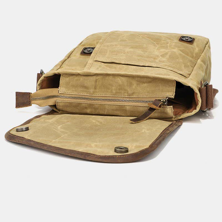 Herren Messenger Bags Canvas Umhängetasche Reise Arbeitstasche