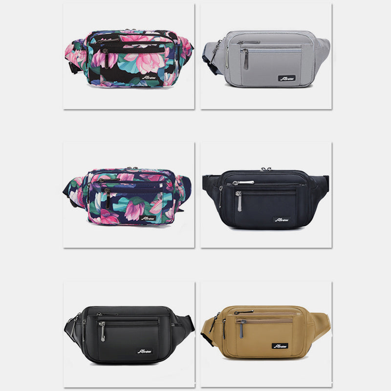 Hüfttasche für Damen und Herren, Brusttasche mit mehreren Taschen, Umhängetasche
