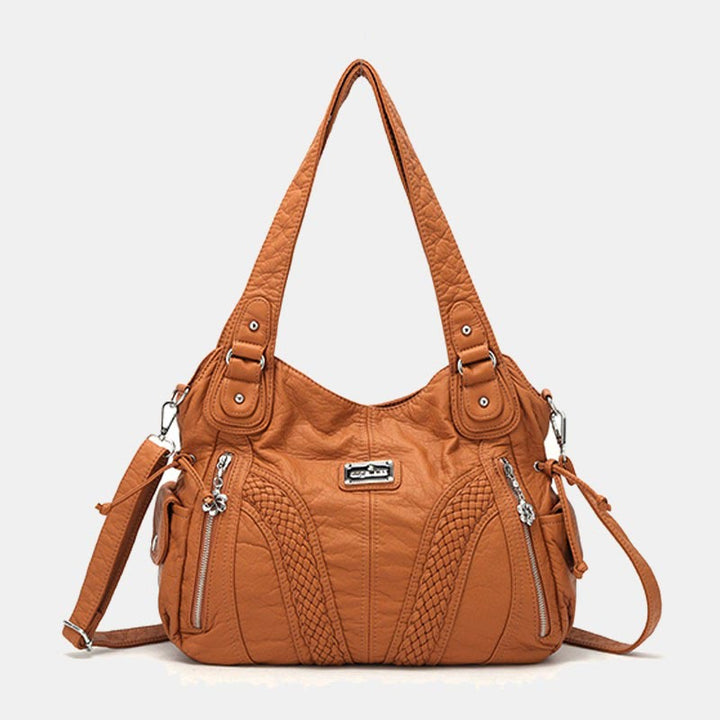 Einfarbige Hobo-Tasche für Damen