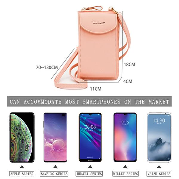 Multifunktionale Telefontasche mit großem Fassungsvermögen 