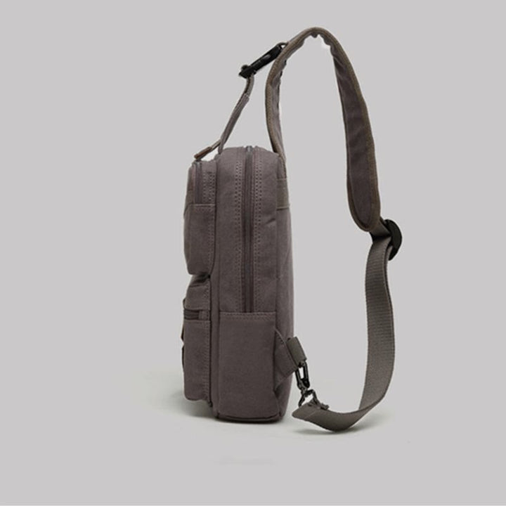 Schultertasche für Männer Canvas Retro Sports Crossbody Käsetasche