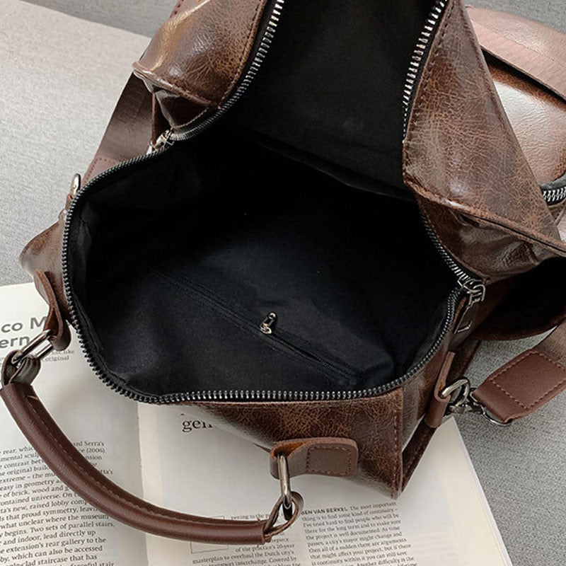 3-Wege-Verwendung Großer Rucksack im britischen Vintage-Stil