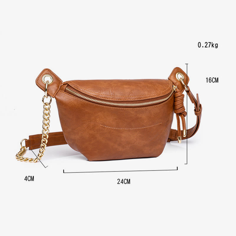 Schultertasche für Damen, PU-Leder, Retro-Reise-Umhängetasche