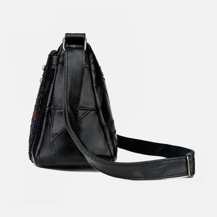 Farbmuster Gesteppte Ledertasche für Damen Klassische Umhängetasche